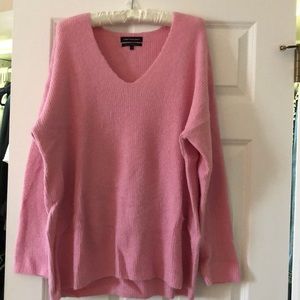 Something Navy bubble gum pick oversized sweater